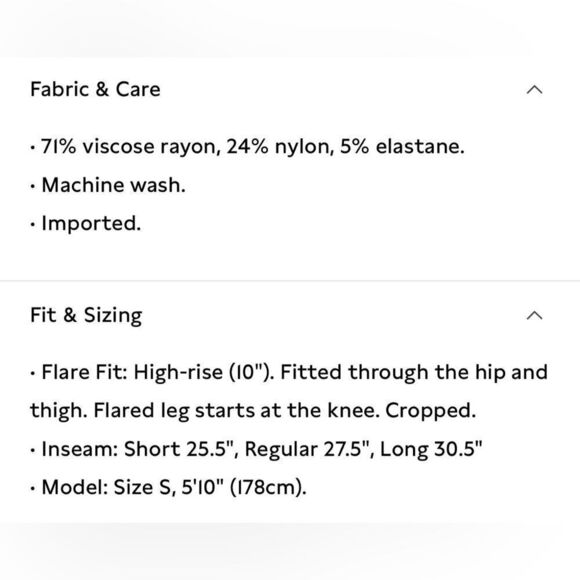 NWT Banana Republic Stretch-Ponte Crop Navy Flare Pant Size Medium-Tall - Picture 9 of 9